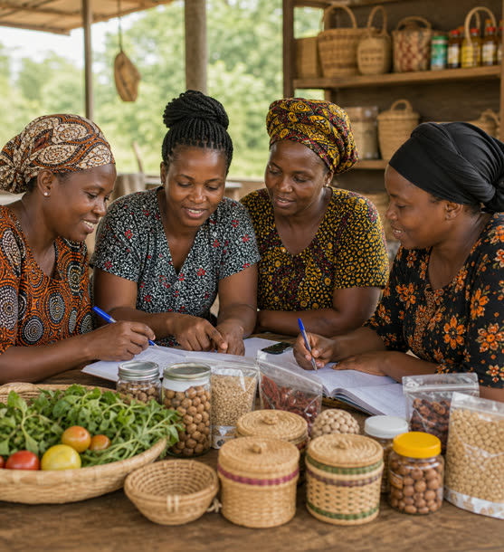 Representative photo of a women enterprise group